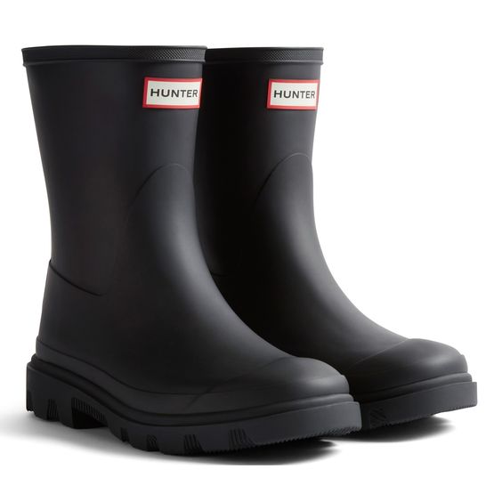 The Hunter Boot Co Downpour Black Short Boot