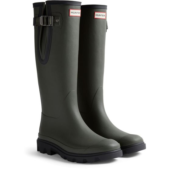 The Hunter Boot Co Downpour Adjustable Green Boot