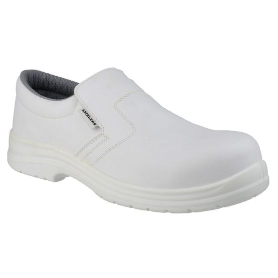 Amblers Safety FS510 Metal-Free Water-Resistant Shoes (White)