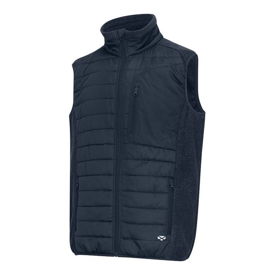 Hoggs of Fife Mens Melville Midnight Navy Hybrid Gilet