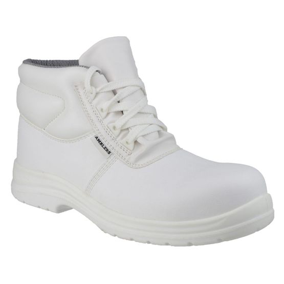 Amblers Safety FS513 Metal-Free Water-Resistant Shoes (White)