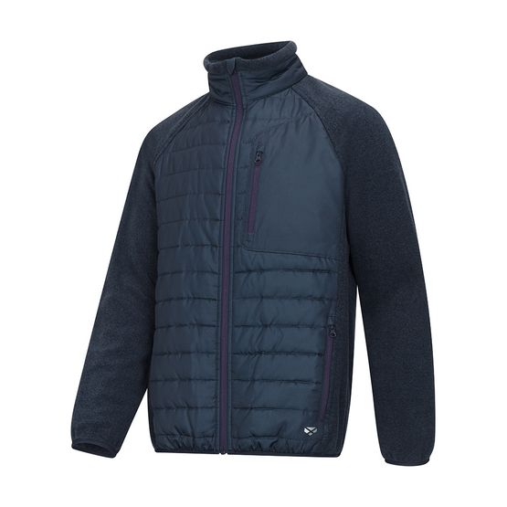 Hoggs of Fife Mens Melville Hybrid Mightnight Navy Marl Jacket