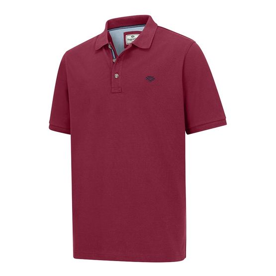 Hoggs of Fife Mens Newton Pique Burgundy Polo Shirt
