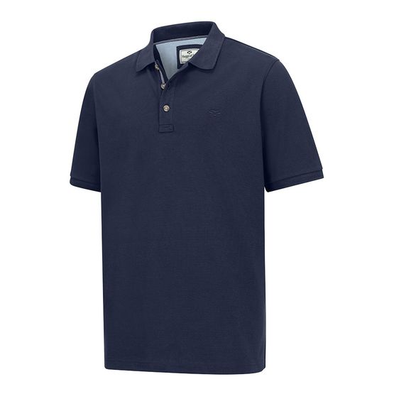 Hoggs of Fife Mens Navy Newton Pique Navy Polo Shirt