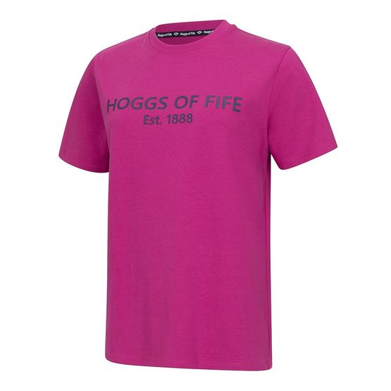 Hoggs of Fife Ladies Stella Printed Berry T - Shirt