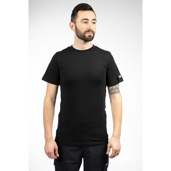 Caterpillar Men's Essentials Black Short-sleeve T-shirt