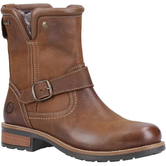 Cotwold Women's Kinsham Tan Ankle Boots