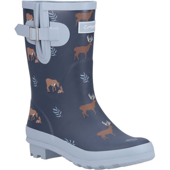 Cotswold Woodland Blue Mid Wellingtons