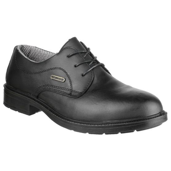 Amblers Safety FS62 Waterproof Lace Up Gibson Shoes (Black)