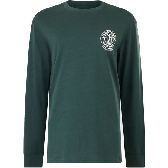 Hard Yakka Men's Heritage Icon Long Sleeve Green Tee