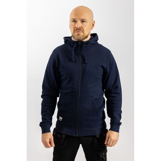 Helly Hansen Men's Manchester Zip Blue Hoodie