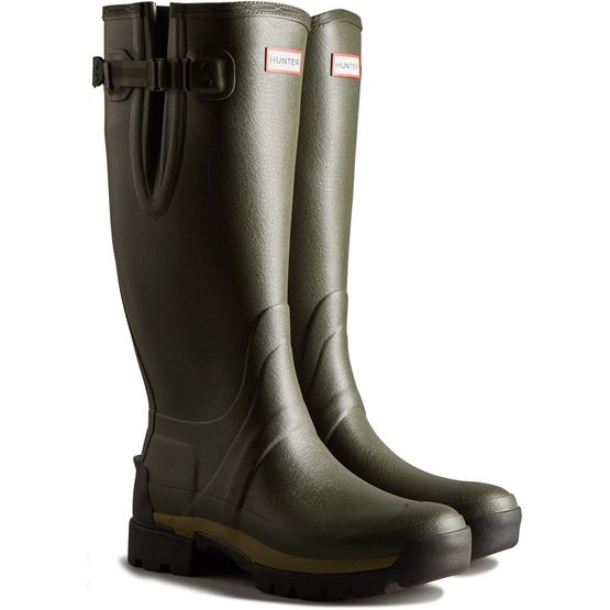 The Hunter Boot Co Unisex Balmoral Adjustable Wellington Green