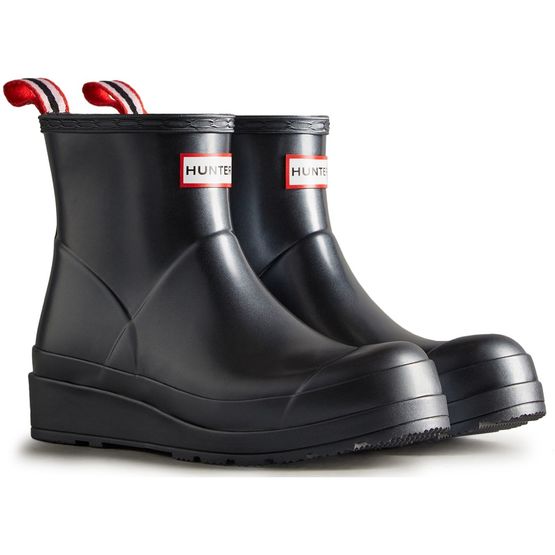 The Hunter Boot Co Women's Nebula Play Short Black Wellington