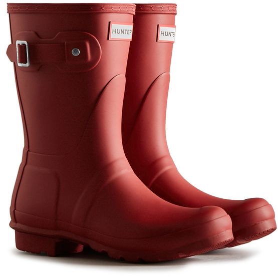 The Hunter Boot Co Women's Original Short Red Wellington Boots