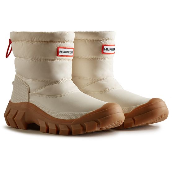 The Hunter Boot Co Women's Intrepid Short Cream Snow Boot