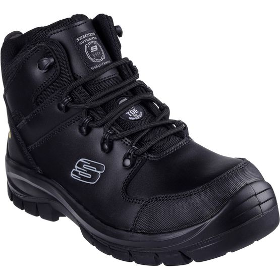 Sketchers Men's Trophus Kilram Safety Black Boot