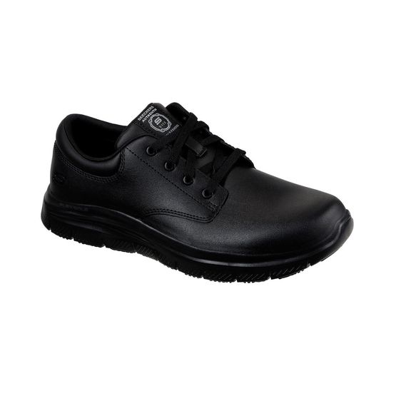 Sketchers Men's Flex Advantage - Fourche Sr Black Occupational Shoe