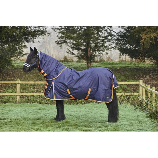 FIREFOOT TURNOUT RUG ZERO FILL DETACHABLE NECK NAVY/ORANGE