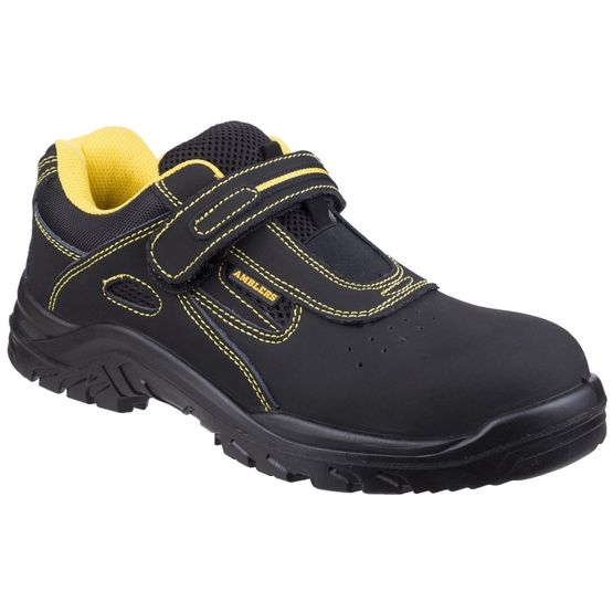Amblers Safety FS77 Breathable Touch Fastening Safety Shoes - Black