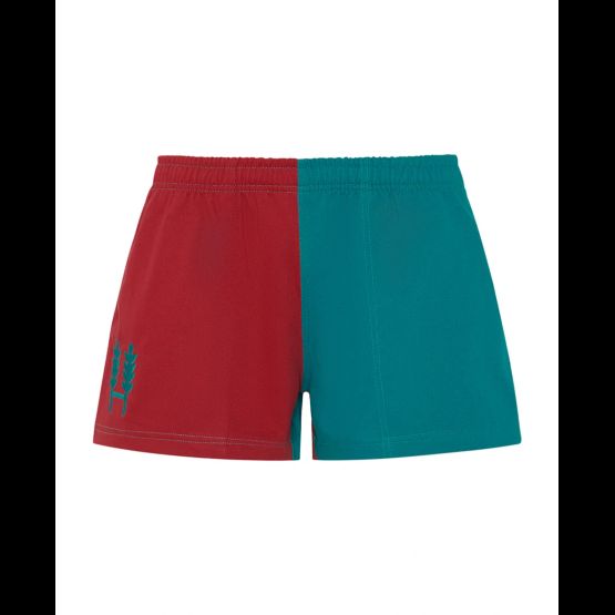 Hexby Harlequin Carbet/Teal Rugby Shorts