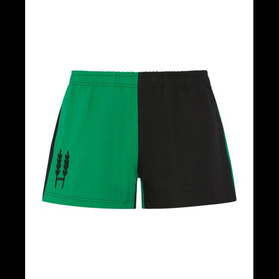 Hexby Harlequin Green/Black Rugby Shorts