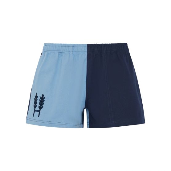 Hexby Harlequin Light Blue Rugby Shorts