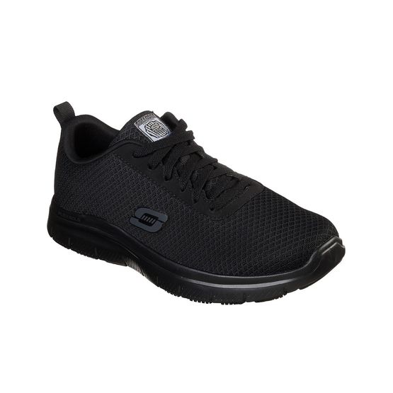Skechers Men's Black Flex Advantage - Bendon Sr Occupational Shoe