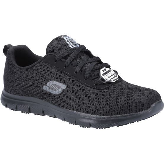 Skechers Women's Black Genter - Bronaugh Sr Occupational Shoe