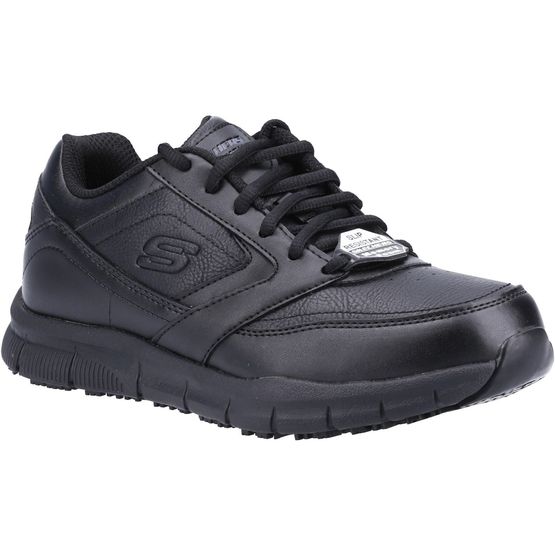 Skechers Men's Black Nampa Wyola Occupational Shoes