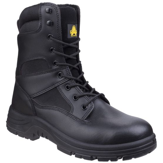 Amblers Safety Combat Hi-Leg Waterproof Boots (Black)