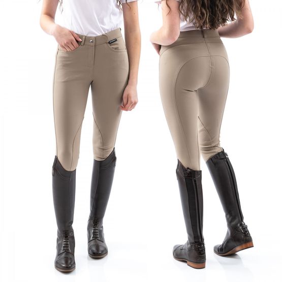 WHITAKER B126L SAWLEY LADIES BREECHES LIGHT KHAKI