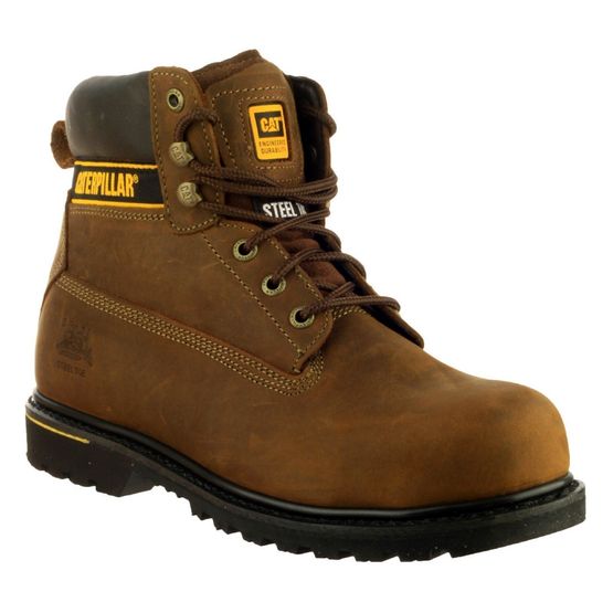 Caterpillar Holton Safety Boots (Brown)