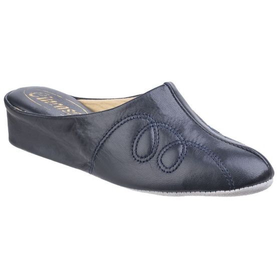 Mahon Ladies Slipper in Navy