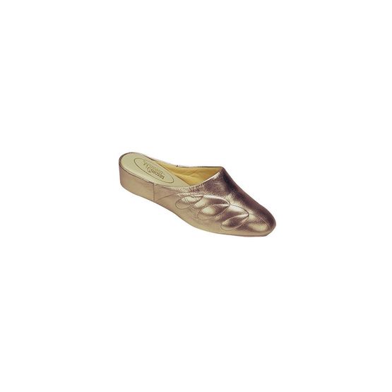 Cincasa Menorca Mahon Women's Leather Slippers - Pewter