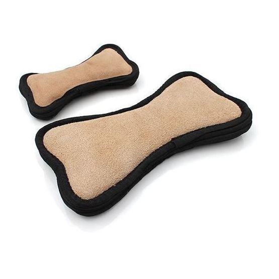 Miro &amp; Makauri Chew Tuff Bone Dog Toy - Natural Tan (16cm)
