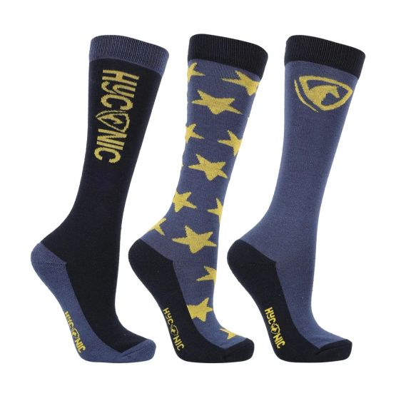 HyCONIC Pattern Socks by Hy Equestrian (Pack of 3)