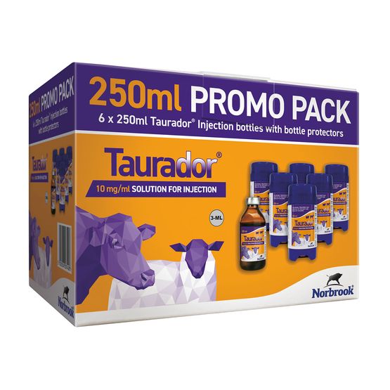 Norbrook Taurador 10mg/Ml Solution For Injection Promo Pack