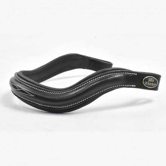 Whitaker Bb101 Raised Squared Curved Browband Black