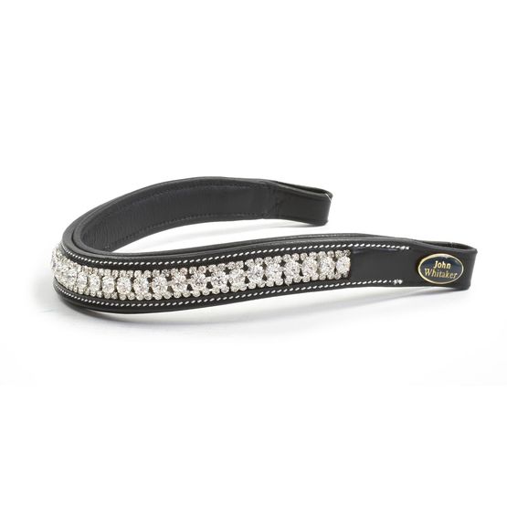 Whitaker Bb105 Chunky Crystal Browband Black/Silver