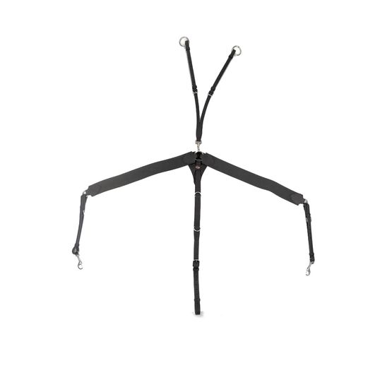 Whitaker Bp054v Ready To Ride Elasticated Breastplate Black