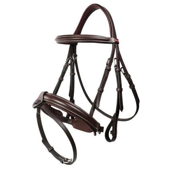 Whitaker Br048a Eastwood Crank Bridle with Reins Havana Light Havana