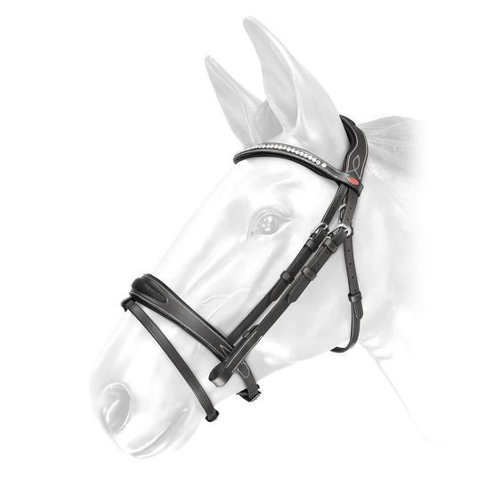 Whitaker Br071 Chicago Bling Bridle Black