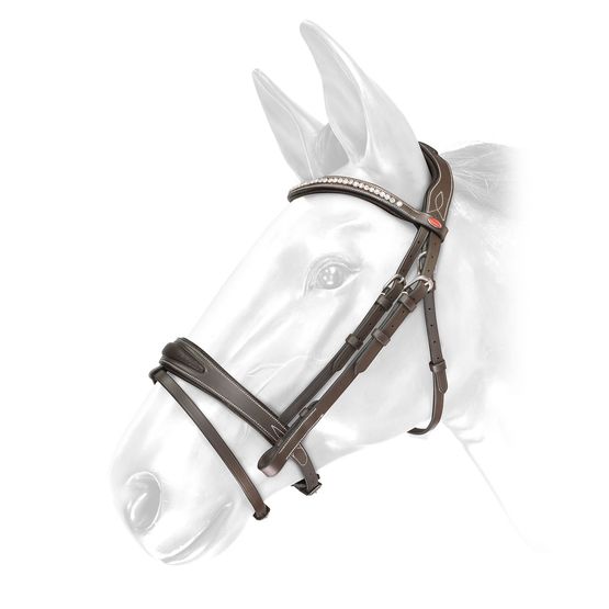 Whitaker Br071 Chicago Bling Bridle Havana Light Havana
