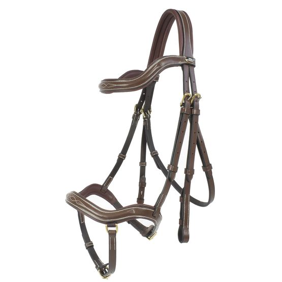 Whitaker Br103 Stockholm Anatomic Bridle Havana