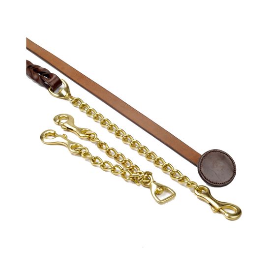 Whitaker Lcl Leather Show Lead Oak Brown