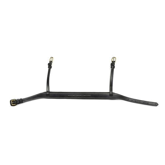 Whitaker Nb102 Flat Snaffle Noseband Black