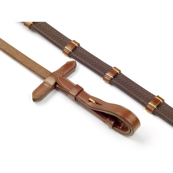 Whitaker Rer052 Valencia 9-Loop 1/2 Reins Tan