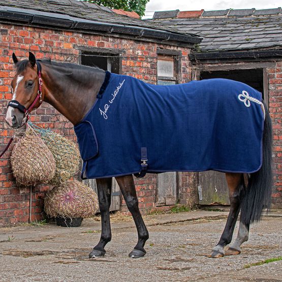 Whitaker R375 Chelsea Luxury Bonded Show Rug Navy/Silver