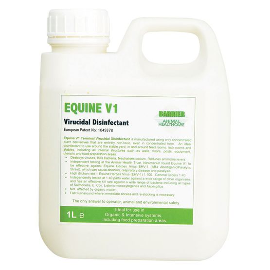 Barrier Equine V1 Virucidal Disinfectant