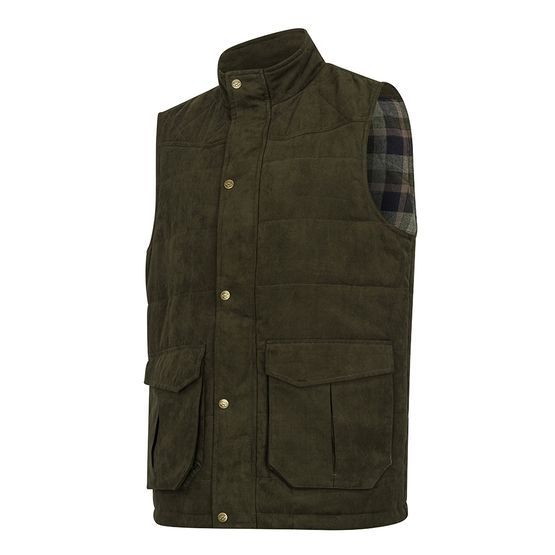 Hoggs of Fife Glenbervie Quilted Loden Gilet